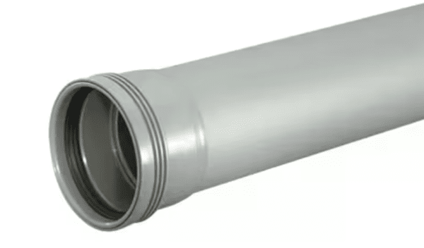 Wafix PP grå rör m muff 75 3m
