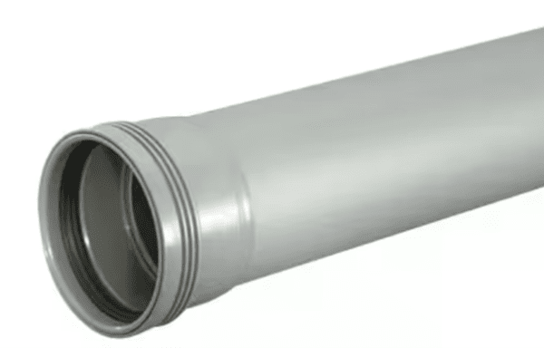 Wafix PP grå rör m muff 110 500mm