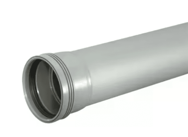 Wafix PP grå rör m muff 75 1m