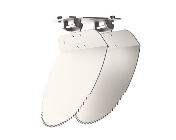 Reservspjäll TX11 Universal 200 PVC, insexskruv