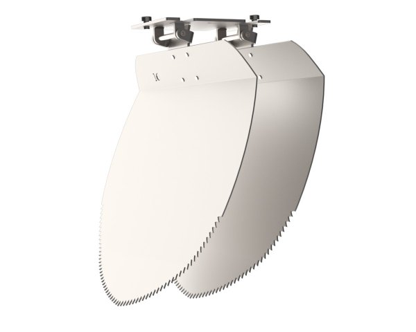 Reservspjäll TX11 Universal 250 PVC, insexskruv