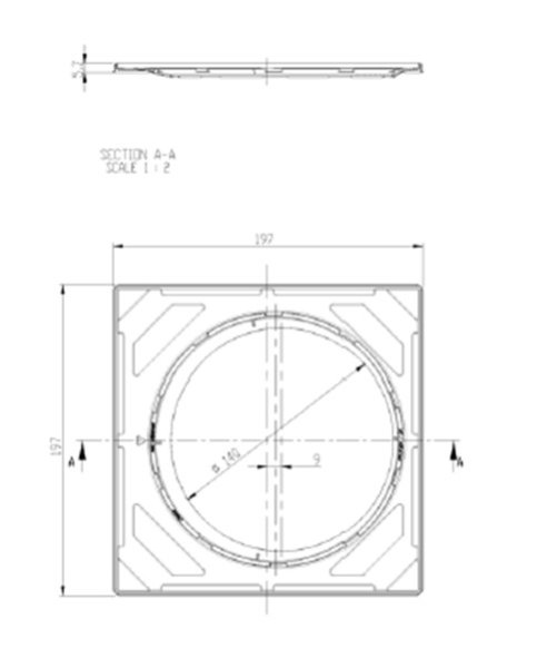 Ritning Klinkerram Vieser design