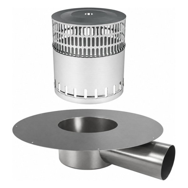 Taksil TS 220 med underdel KK sidoutlopp (3380200-S1)