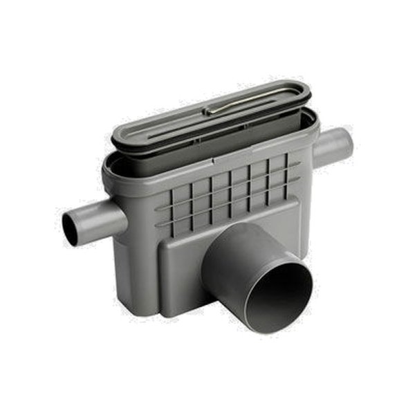 Unidrain 1433 Utloppshus Ø75/2x32 sida med vattenlås