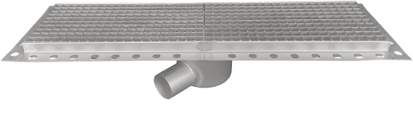 Golvränna 230x900 mittenutlopp sida75mm Vänster R50 5000kg